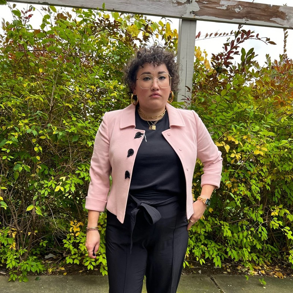 Tahari by Arthur S. Levine Pink 90’s Suit Jacket.